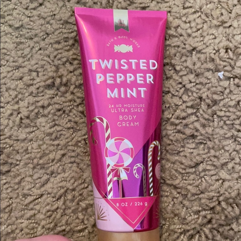BBW Twisted Peppermint Body Cream